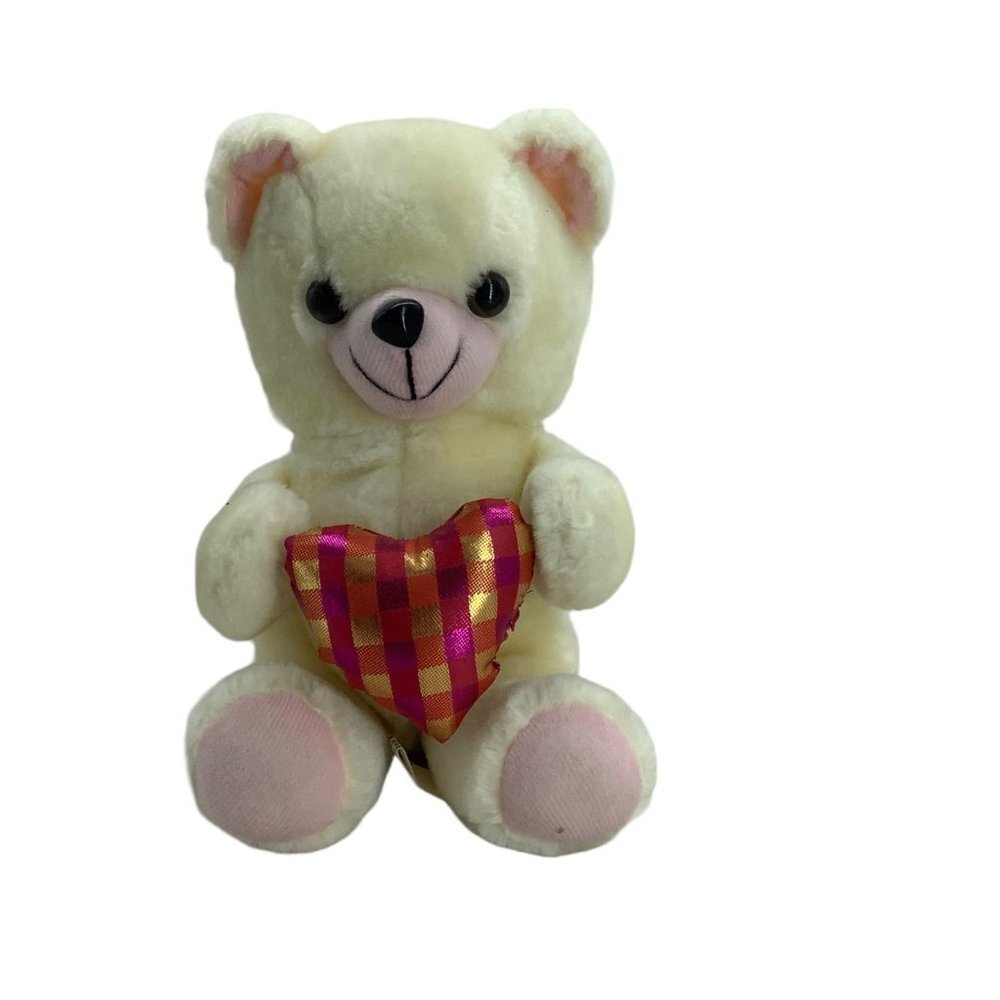 Vtg‎ Commonwealth Teddy Bear Stuffed Animal Toy Plush Love Heart Valentine's 9"